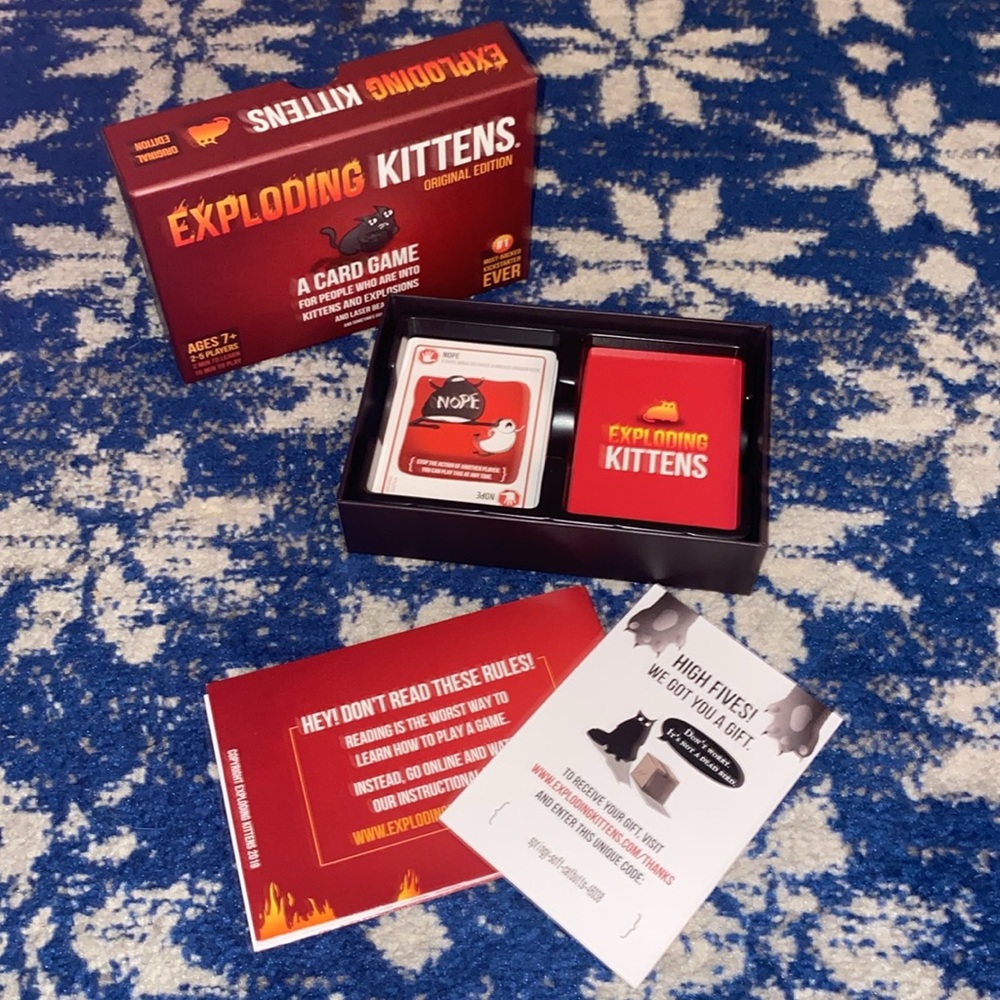 🔥 Original Edition 🔥 EXPLODING KITTENS card game